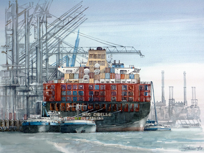msc_schip_op_de_maasvlakte